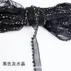 Bai Xi Acessórios de Vestuário Malha 4mm Barra de Cristal Código de Barras Cinto Pequena Fragrância Roupa Vestido Renda Decorativa Atacado