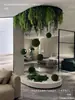 Helecho Colgante Estilo Bosque Techo Pared Verde Planta Decoración Enredadera Tipo Hilo Colgante de Helecho