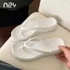 Chanclas Cuadradas Nanbowan, Sandalias de Tira para Mujer, Simples y Versátiles, de EVA Antideslizantes para Uso en Exteriores