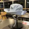 Chapéu de Sol Masculino Novo Estilo com Proteção Solar Destacável Aba Larga Chapéu de Verão para Montanhismo Pesca Chapéu de Sol Anti-UV para Exterior