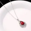 Colar Feminino Transfronteiriço Atacado Pingente Gota d'Água Design Simples Nicho Colar de Joias Leve Luxo Colar de Alta Qualidade para Mulheres