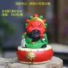 Decoración de Sala de Té con Flores para Jardinería Estilo Chino, Adorno para Acuario Sakyamuni, Figura de Buda para Entrada del Hogar