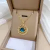 Cielo Estrellado Planeta Luz Lujo Elegante Magnífico Collar Completo de Diamantes para Mujer Versátil Collar para Clavícula Elegante Lujo Ligero Diseño de Nicho