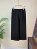 Pantalones Rectos Jacquard Bordado Estilo Chino Nuevo Casual 2026 Verano Nuevo Estilo Nacional Pantalones de Cintura Elástica para Mujer