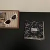 ¡Pequeña literatura y arte gris! Pañuelo Cuadrado Pequeño de Algodón Estampado Azul y Rojo Vintage Estilo Coreano Pañuelo Versátil de Alta Calidad