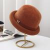Outono e inverno mulheres coreanas estilo coelho pele chapéu bacia chapéu pescador chapéu Dome chapéu inverno moda lã chapéu chapéu quente engrossado