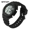 Reloj Electrónico Marca Sanda para Adolescentes y Estudiantes, Reloj Deportivo Multifuncional, Resistente al Agua 50m, Luminoso, Reloj con Pantalla Individual Personalizable