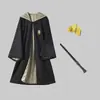 Túnica de Academia Harry Potter Disfraz para Niños Túnica Mágica Ropa Periférica Cos Capa Uniforme Escolar Halloween Performance