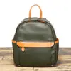 2025 Estilo Caliente Estilo Japonés y Coreano Mochila Pequeña de Moda para Mujer Mochila Pequeña Versátil y a la Moda de Cuero Genuino Bolsa Ligera para Viajes Casuales