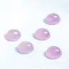 Anel de Ágata Natural Oval Rosa Multicor Acessórios para Rosto Inlay DIY Acessórios de Joias Ágata Pedras Soltas Atacado