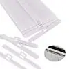 Persianas Verticales de 89mm/127mm Persianas Venecianas Pieza de Montaje de Doble Agujero Accesorios para Cortinas