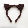 Diadema estilo coreano con orejas de gato de peluche, accesorio para el cabello, diadema para lavar la cara, novedad de 2024