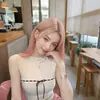 Transfronterizo 2025 Nuevo Estilo Dulce y Picante Chaleco sin Mangas con Lazo Camiseta Efecto Adelgazante Top Corto Exportación