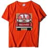 Camiseta holgada de manga corta para mujer, camiseta de otoño con letras navideñas para mujer, top navideño