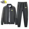 Conjunto de Duas Peças Cardigan com Gola Alta Suéter Calça Moda Primavera e Outono Transfronteiriça Roupa Esportiva e de Lazer Masculina Mais Vendida nos EUA