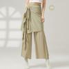 Calça de Dança Moderna Dança Chinesa Adulto Professor Prática Roupas Modeladas Elegante Perna Reta Perna Larga Calças para Mulheres