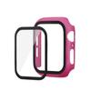 La nueva funda es adecuada para iwatch34567 generación Apple watch 40/44 cubierta protectora PC película templada 2 en 1 anticaída