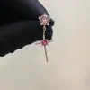 Nuevos Pendientes de Aro Huazi Originales Pequeños Multicolores para Mujer