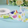 Cintas de Dibujos Animados Coloridas Listas para Usar del Fabricante, Material de Poliéster Juguetón y Lindo con Cintas para Decoración de Pasteles y Empaque de Regalo