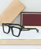 Jmm Larami Moda Transfronteiriça Luxo Turquesa Artesanal Óptico Quadrado Tendência Armações de Óculos Lisas para Homens e Mulheres Podem Ser Equipadas com Lentes