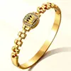 Nuevo producto transfronterizo: Pulsera de Acero Fundido con Forma de Corazón para Mujer, Sensación de Lujo Ligero, Moderna, Sencilla, Versátil, Pulsera que No se Desvanece