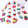 Parche de tela no tejida de múltiples formas de color, apliques, bricolaje, hecho a mano, almohadilla de fieltro para ropa, libro, 100 piezas