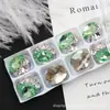 Cristal K9 Cortado 8*10 Huevo de Paloma Ovalado Sin Costuras Sin Base Bola de Diamante Apilable Decoraciones de Uñas de Alta Calidad Deslumbrantes