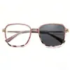 Nuevas Gafas Anti Luz Azul para Mujer, Gafas Cambiantes de Color Transfronterizas, Modernas Gafas Cambiantes de Color 2026 Moda, Montura Cuadrada para Gafas