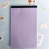 Bloco de Notas A5 Colorido Transfronteiriço Simples Linha Horizontal Destacável Bloco de Notas Memo Planner Bloco de Notas Portátil Atacado