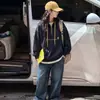 Roupas de Outono para Meninas Transfronteiriças Top 2026 Novo Estilo Infantil Início do Outono Crianças Médias e Grandes Moda Moletom Fashion com Zíper Parcial e Gola Alta Atacado