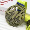 Medalha Metálica Vazada Personalizada para Eventos Esportivos, Medalhas de Futebol, Competições de Corrida de Maratona