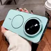 Funda Magnética de Succión con Círculo Fino Láser Adecuada para Huawei Enjoy 90 Pro Max, Modelo Nuevo Enjoy 90 Plus, Acabado Mate Anti-Caídas