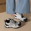 Zapatos de senderismo retro, tenis gruesos de suela gruesa, nuevo estilo para mujer para 2026, zapatillas deportivas casuales, perfectos para combinar con pantalones de pierna ancha en otoño