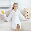 Roupão de Banho Infantil Algodão Puro Classe A Outono e Inverno Dupla Camada Waffle Espesso para Crianças de Meia-Idade e Mais Velhas Roupão de Banho Colmeia Roupão de Dormir