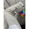 Calça de Estilo Americano com Micro-Flare e Forro de Lã, Espessa, Corte Diagonal, Secagem Rápida, Softshell Impermeável e à Prova de Vento, Calça Reta Que Faz as Pernas Parecerem Mais Longas, Calça Casual