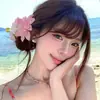Pin para el cabello rosa puro y etéreo con un diseño fresco de borla estampado en caliente, un nuevo tocado de estilo chino para Hanfu