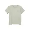 Camiseta Bordada de Algodón Puro Manga Corta Ropa para Mujer 26 Nuevo Estilo de Verano Holgada y Versátil Ins de Moda Transpirable Cuello Redondo Casual Top para Mujer
