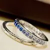 Anillo apilable estilo Wang Junkai con tachuelas de diamante, Anillo minimalista coreano estilo Ins de banda lisa con índice de estrella, Anillo de nicho