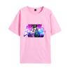 Comércio Exterior Busca Transfronteiriça Hot Search Série de Aventura Maravilhosa da JOJO Impressão de Animação Japonesa Camisetas de manga curta masculina e feminina