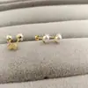 Brincos de Pérola Imitação Estilo Coreano Moda Retrô Francês Simples Leve Luxo Joias Transfronteiriças Femininas Atacado