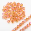 Colgante de agujero mágico de cara retorcida con cuentas retorcidas, cuentas de vidrio de 8 MM, accesorios para joyería DIY, pendientes, collar, pulsera, accesorios para collar