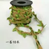 Materiales de Producción para Creación Ambiental de Jardín de Infancia Adornos Colgantes de Pared Decoraciones de Techo Cuerda Colgante Creativa Hecha a Mano DIY Cuerda de Lino Hoja Verde