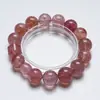 [Bracelete de Cristal Natural Morango Feisha Névoa de Frutas Vermelhas Feminino Mais Fácil de Combinar Presente Bracelete Atacado