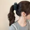 Pinza de Plátano de Malla Plisada de Lunares Burbuja, Elegante Pasador de Verano para Recogido en la Parte Posterior de la Cabeza, Nuevo Clip Vertical de Lujo