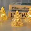 Procesamiento y Personalización de Luz Nocturna Iceberg Luz de Vela Electrónica Forma de Árbol de Navidad Luminoso Arreglo de Cumpleaños Luz Decorativa de Atmósfera