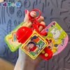 Chaveiro Pingente Microfone Autêntico Crayon Shin-Chan Microfone de Voz para Crianças Pingente de Chaveiro Pequeno Presente