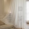 Cortina de Jacquard Boêmio com Renda Francesa Cortina de Gaze Sala de Estar Janela de Canto Varanda Tela de Janela Simples Moderna Impermeável à Luz