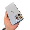 Adecuado para funda de teléfono iPhone 17 Promax, Acabado mate galvanizado, Color original para Apple 15, Funda con protección de lente integrada para 16