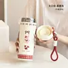 Taza Aislada de Bola Flotante Altamente Atractiva, Taza de Café de Acero Inoxidable 316 de Gran Capacidad, Taza Portátil Linda para Exteriores de Mano para Niñas