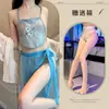 Lingerie Sexy Feminina Estilo República da China Conjunto Sexy Retrô Hanfu Tentação Transparente Faixa de Barriga Clássica Conjunto de Pijama Feminino